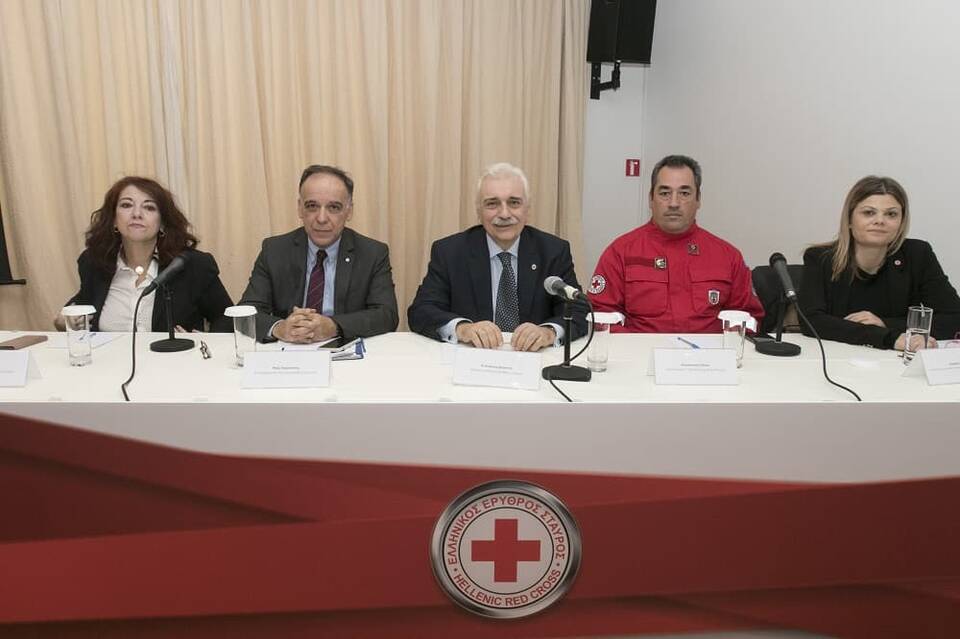 Συνάντηση επετειακού και συμβολικού χαρακτήρα από τον Ελληνικό Ερυθρό Σταυρό.