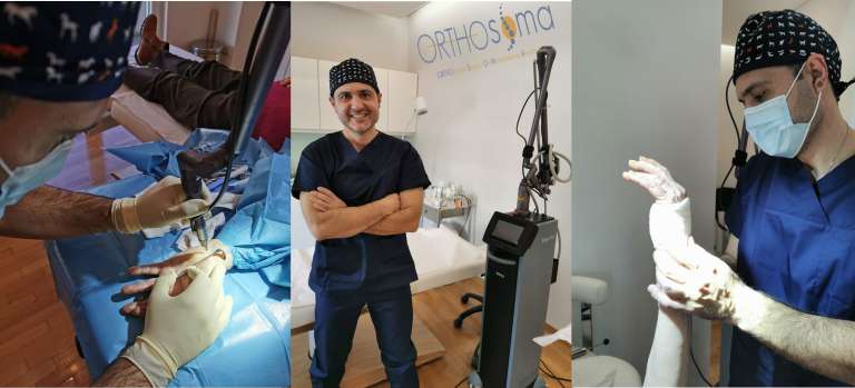 Χειρουργική (στο Ιατρείο) με Laser σε Παθήσεις του Χεριού