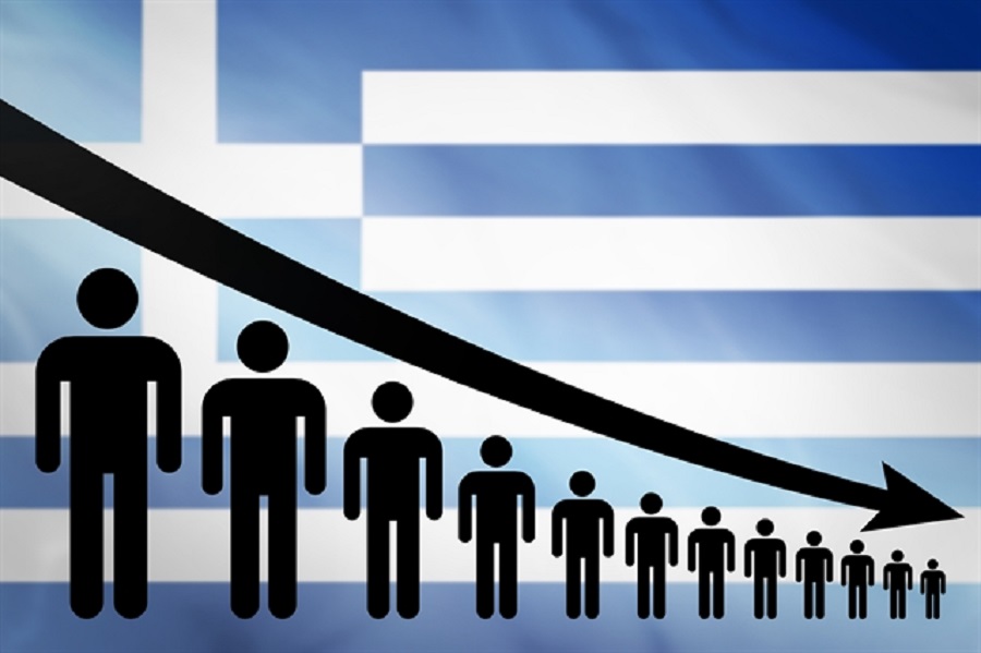 Μείωση του Πληθυσμού στην Ελλάδα Κατά 3,5% Έναντι του 2011