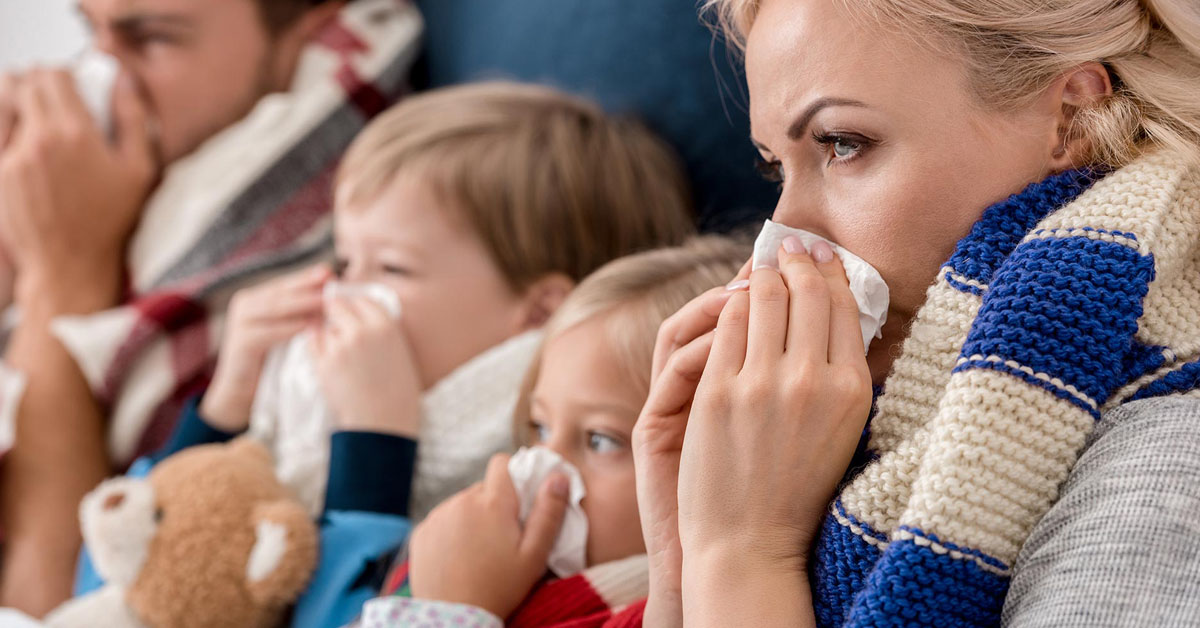O χειμώνας είναι η εποχή των ιώσεων (γρίπη, κρυολόγημα κ.α.) που αφορούν το αναπνευστικό σύστημα, και το γαστρεντερικό και ταλαιπωρούν μικρούς και μεγάλους