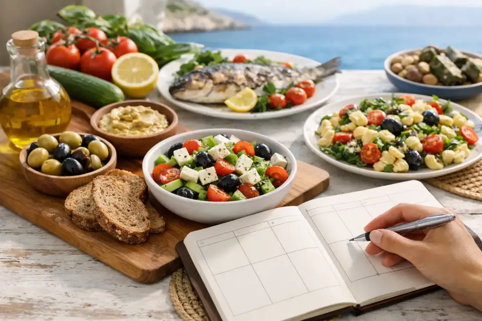 Μεσογειακή διατροφή πρόγραμμα 7 ημερών