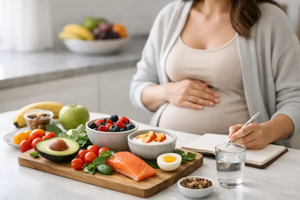 Οδηγός διατροφής στο πρώτο τρίμηνο