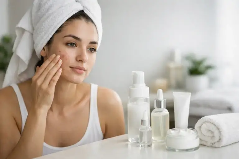 Παράδειγμα skincare routine για ακμή σε 5 βήματα